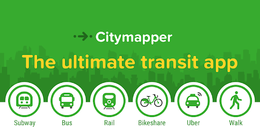 Aplicación de tránsito CityMapper.